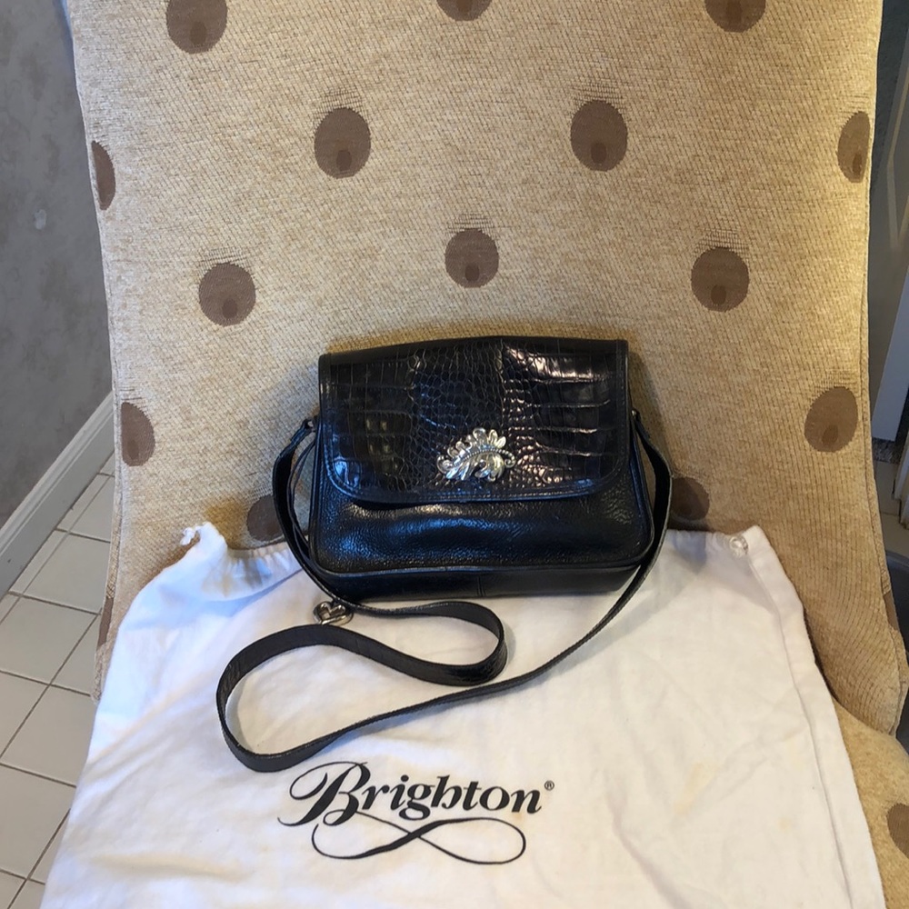 Brighton Leather Original shoulder strap purse